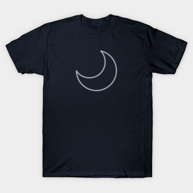 Waning Crescent Moon T-Shirt by bpcreate